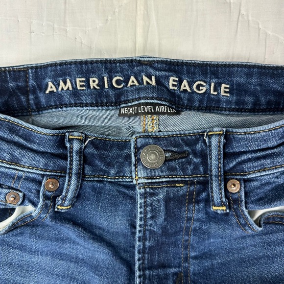 American Eagle Original Straight Jeans Medium Wash Men's 29x30 Denim - Picture 8 of 10